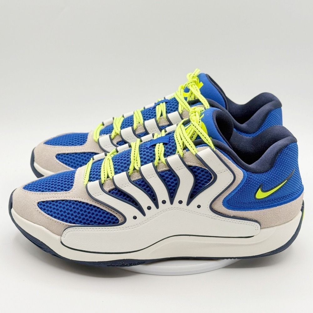 Nike KD 18 Smart City Size 10.5 Mens Hyper Royal Neon‎ Yellow HV1992-400 NEW